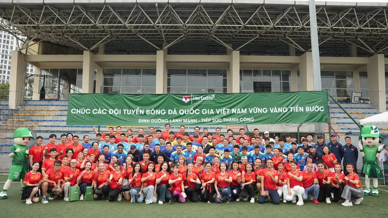 Herbalife chúc đội tuyển Việt Nam luôn đạt thành tích ấn tượng 2026 tiếp tục là nhà vô địch