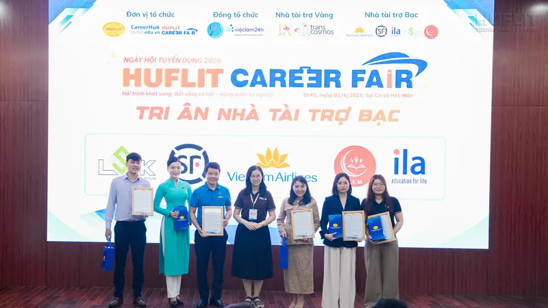 HUFLIT Career Fair 2026: kết nối 84 doanh nghiệp, gần 2.900 cơ hội việc làm cho sinh viên
