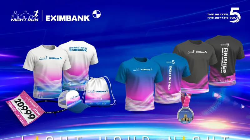 Chuẩn bị khai diễn Giải chạy đêm TPHCM Eximbank lần thứ 5
