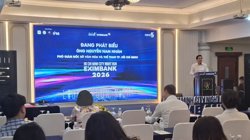 Lễ công bố Giải chạy đêm TPHCM Eximbank lần thứ 5 năm 2026