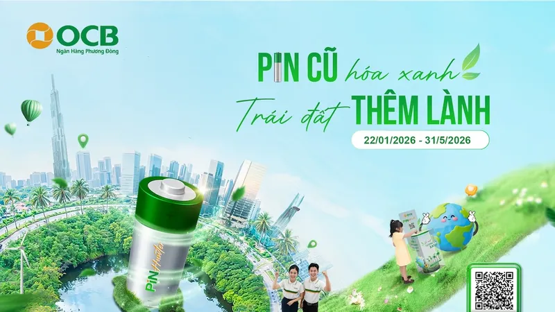 Chiến dịch OCB Pin Hunter đưa tinh thần sống xanh chạm đến nhiều thế hệ