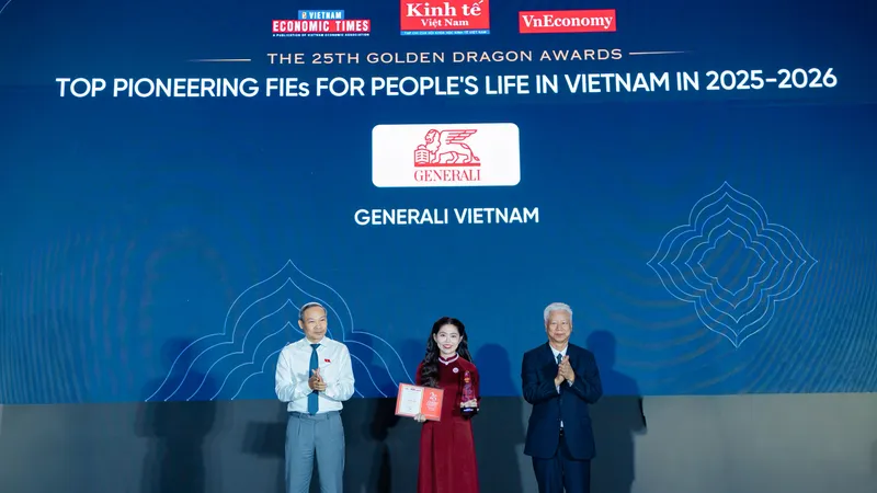 Generali Việt Nam khẳng định vị thế trong đổi mới sản phẩm bảo hiểm tại Giải thưởng Rồng Vàng 2026