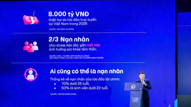 Ông Nguyễn Mạnh Tường chia sẻ tại Diễn đàn Digital Trust in Finance 2026