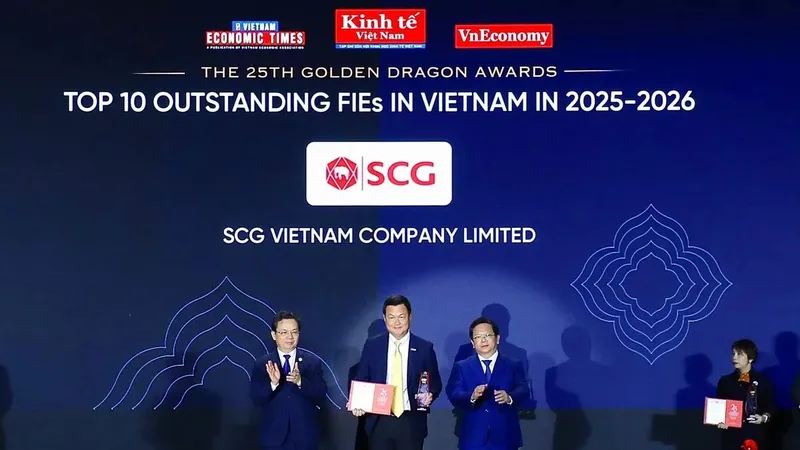 SCG được vinh danh Top 10 Doanh nghiệp FDI tiêu biểu – Doanh nghiệp tiên phong thực thi ESG tại Giải thưởng Rồng Vàng lần thứ 25, ghi dấu ấn 5 năm liên tiếp được xướng tên tại giải thưởng này