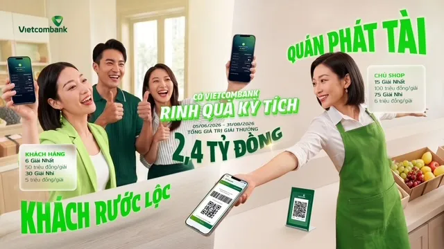 Vietcombank đồng hành hộ kinh doanh với ưu đãi lên đến 2,4 tỷ đồng