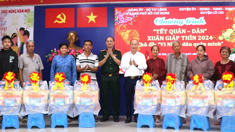 Nhiều hoạt động ý nghĩa từ chương trình "Tết quân dân" 2024