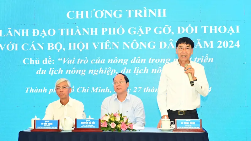  Lãnh đạo TPHCM đối thoại với nông dân, tìm hướng phát triển nông nghiệp kết hợp du lịch