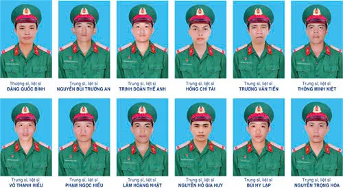 Truy tặng Huy hiệu “Tuổi trẻ dũng cảm” cho 12 liệt sĩ của Quân khu 7