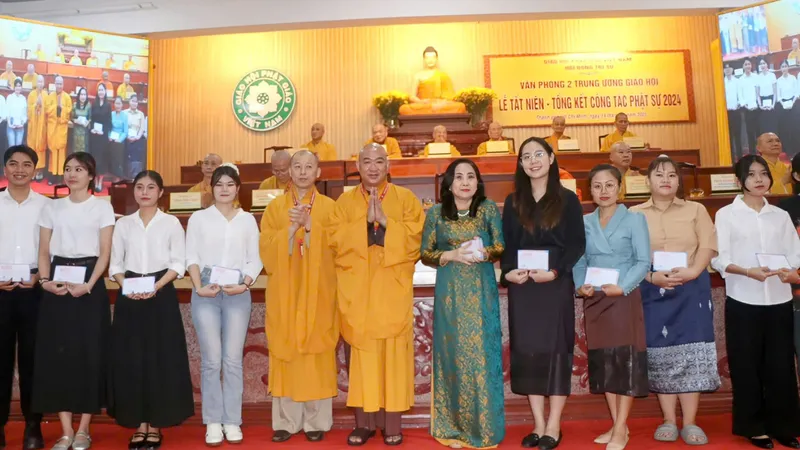 Văn phòng 2 Trung ương Giáo hội tổng kết công tác Phật sự năm 2024