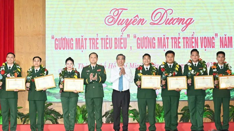 Bộ đội Biên phòng tuyên dương 20 gương mặt trẻ tiêu biểu, trẻ triển vọng