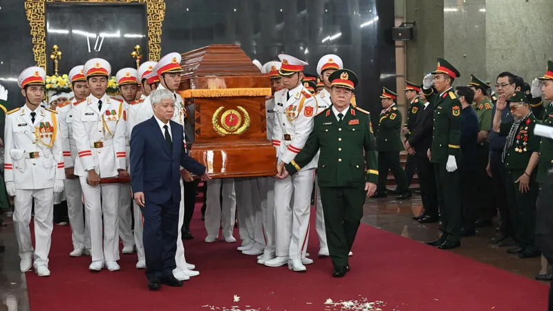 Tiễn biệt Đại tướng, Anh hùng Lực lượng vũ trang nhân dân Lê Văn Dũng 