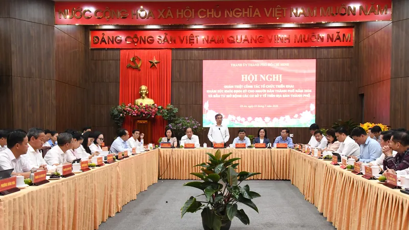 Phó Bí thư Thành ủy TPHCM Nguyễn Phước Lộc: Hướng đến mục tiêu bao phủ chăm sóc sức khỏe toàn dân