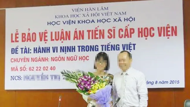 Một đề tài tiến sĩ của Học viện KHXH bị xã hội "chê"
