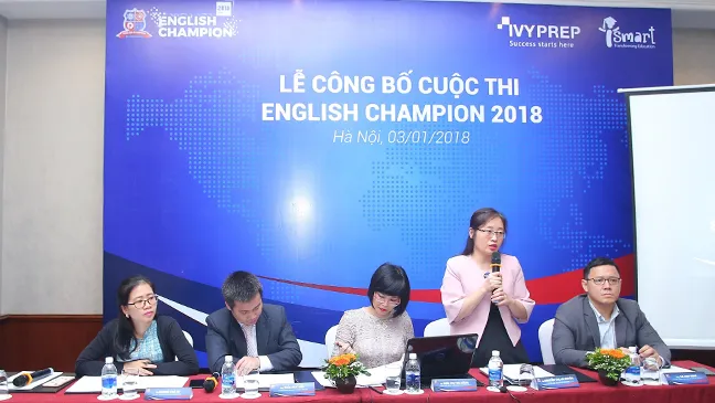 Khởi động cuộc thi tiếng Anh English Champion 2018, giải thưởng lên tới 50 tỷ đồng