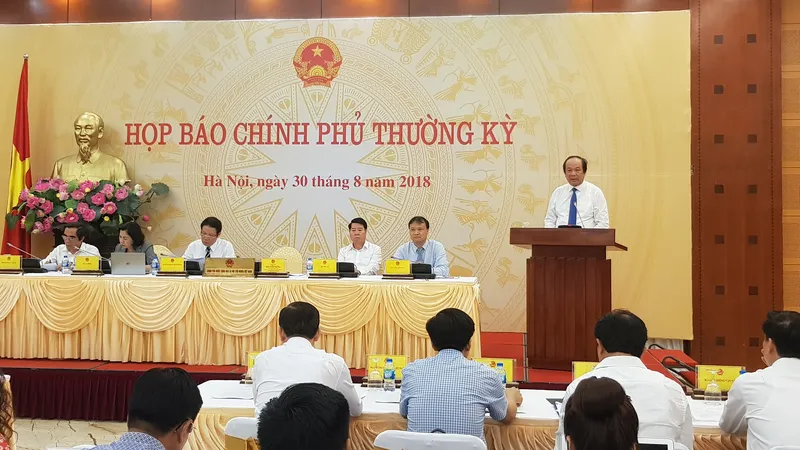 Họp báo Chính phủ