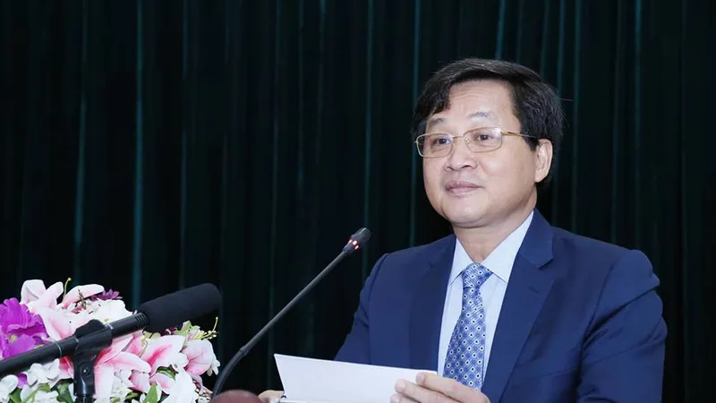 Tổng Thanh tra Chính phủ Lê Minh Khái phát biểu tại buổi tổng kết