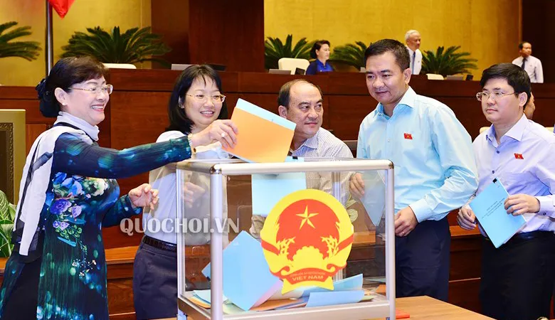 Quốc hội công bố kết quả lấy phiếu tín nhiệm