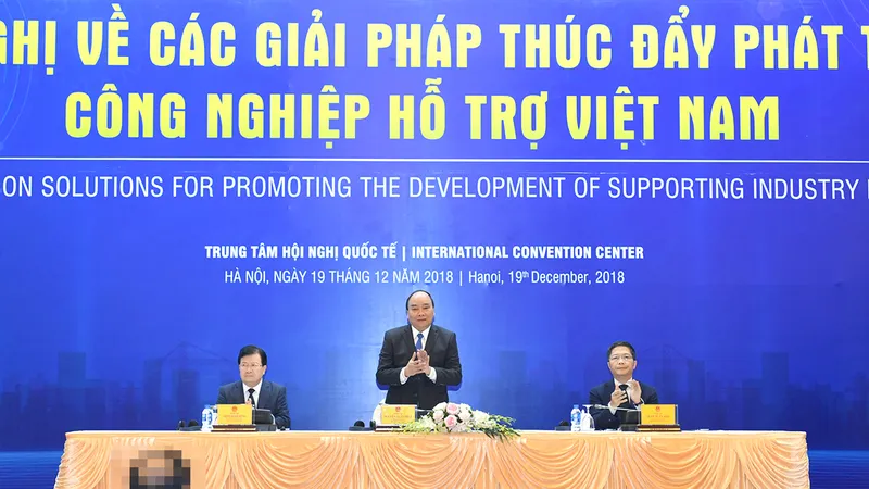 Thủ tướng Nguyễn Xuân Phúc chủ trì Hội nghị. Ảnh: VGP