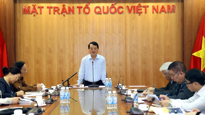 Hội nghị góp ý dự thảo Báo cáo chính trị Đại hội Đại biểu toàn quốc MTTQ Việt Nam 