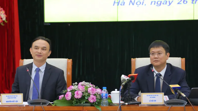 Bộ GD-ĐT họp báo ngày 26-3