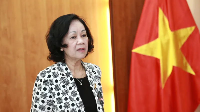 Trưởng ban Dân vận Trung ương Trương Thị Mai