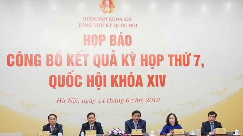 Họp báo bế mạc kỳ họp Quốc hội
