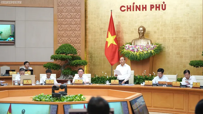 Chính phủ họp phiên thường kỳ tháng 9-2019.. Ảnh: VGP
