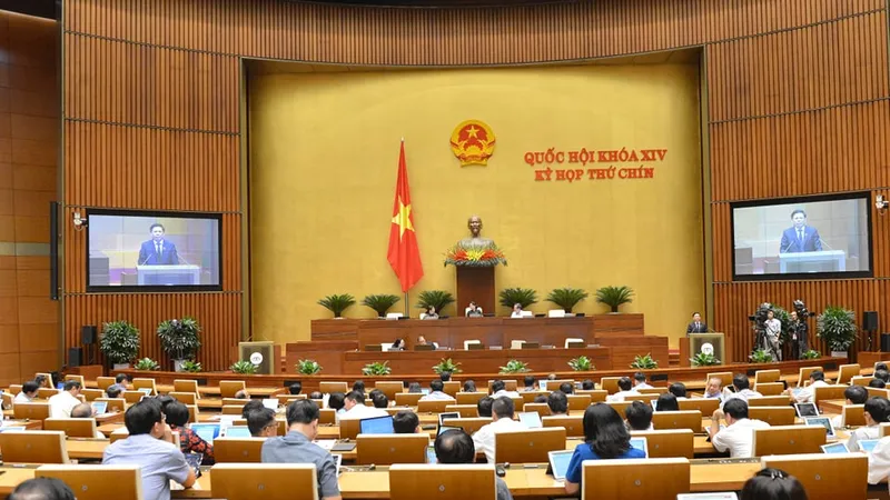Phiên họp của Quốc hội ngày 11-6-2020. Ảnh: QUANG PHÚC