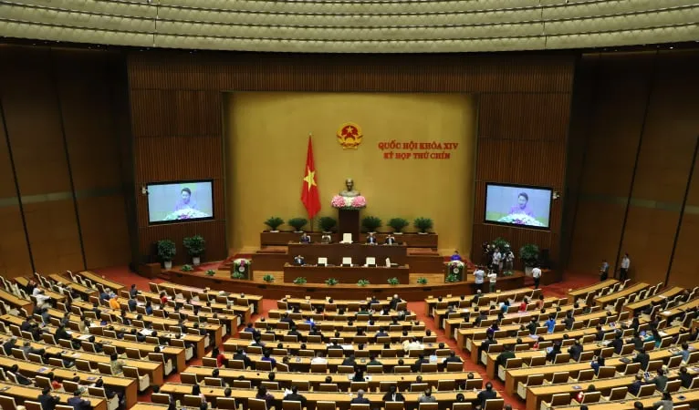 Quốc hội họp chiều 19-6. Ảnh: QUANG PHÚC