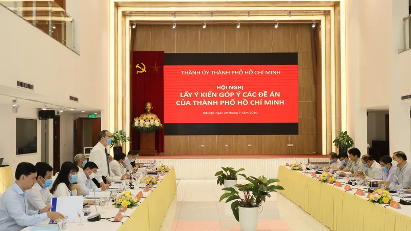 Hội nghị ngày 29-7. Ảnh: QUANG PHÚC