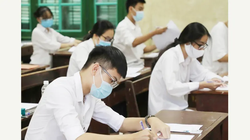 Thí sinh dự thi THPT năm 2020. Ảnh: QUANG PHÚC