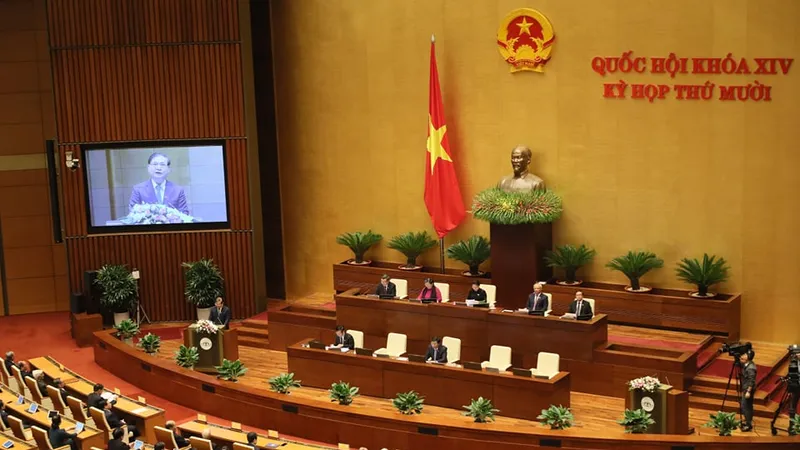 Quốc hội chiều 17-11. Ảnh: QUANG PHÚC