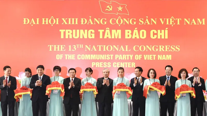  Khai trương Trung tâm báo chí Đại hội XIII của Đảng ​