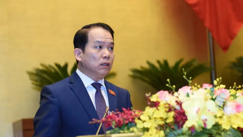 Chủ nhiệm Ủy ban Pháp luật của Quốc hội Hoàng Thanh Tùng. ẢNH: QUANG PHÚC