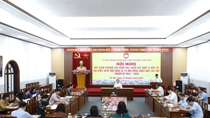 Hội nghị tổng kết công tác giám sát bầu cử