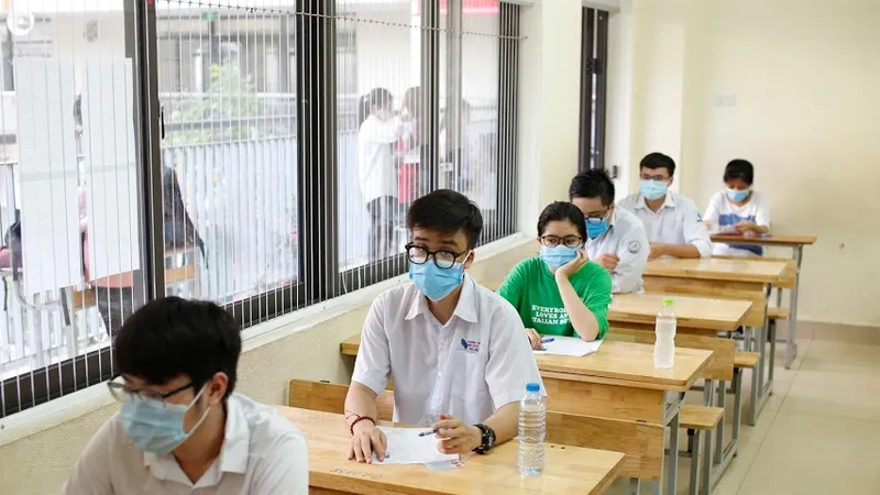 Thí sinh Hà Nội dự thi tốt nghiệp THPT 2020. ẢNH: QUANG PHÚC