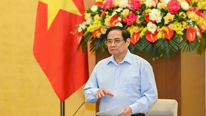 Thủ tướng Phạm Minh Chính. Ảnh: VIẾT CHUNG