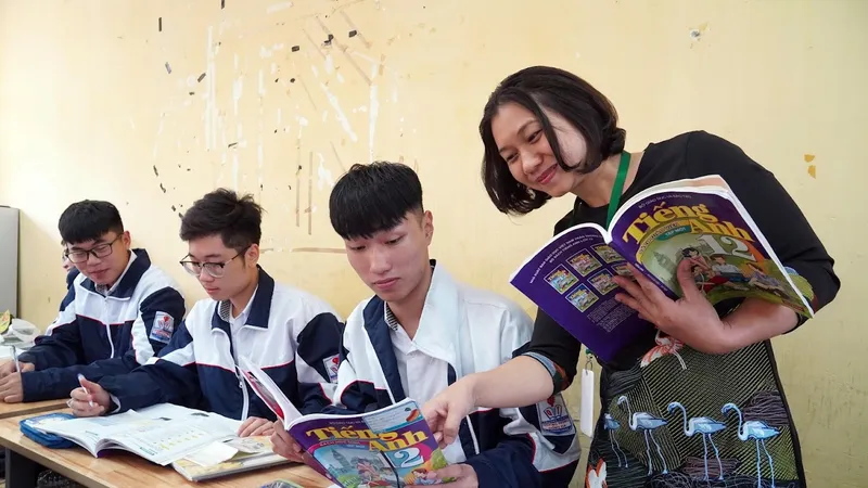 Tiếng Anh là môn ngoại ngữ được học sinh lựa chọn học nhiều nhất. Ảnh: QUANG PHÚC