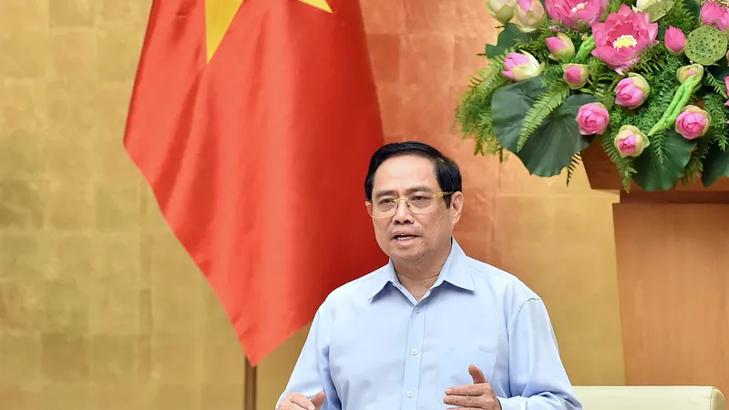 Thủ tướng Phạm Minh Chính. Ảnh: VIẾT CHUNG