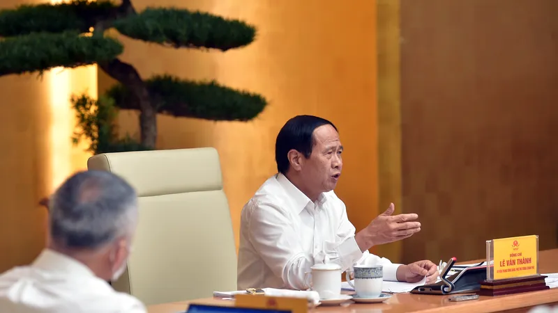 Phó Thủ tướng Lê Văn Thành chủ trì hội nghị trực tuyến thúc đẩy lưu thông, tiêu thụ nông sản trong bối cảnh phòng, chống dịch Covid-19