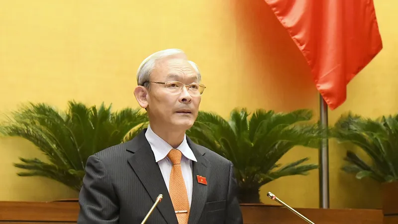 Chủ nhiệm Ủy ban Tài chính, Ngân sách Nguyễn Phú Cường. Ảnh: VIẾT CHUNG