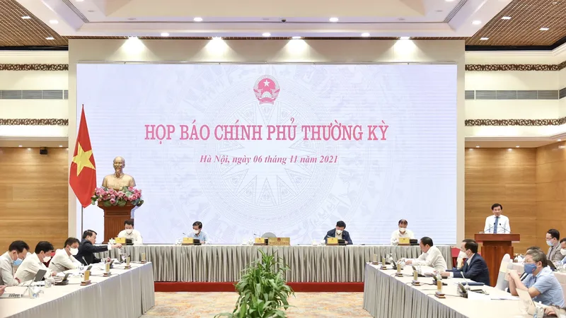 Họp báo Chính phủ tối 6-11