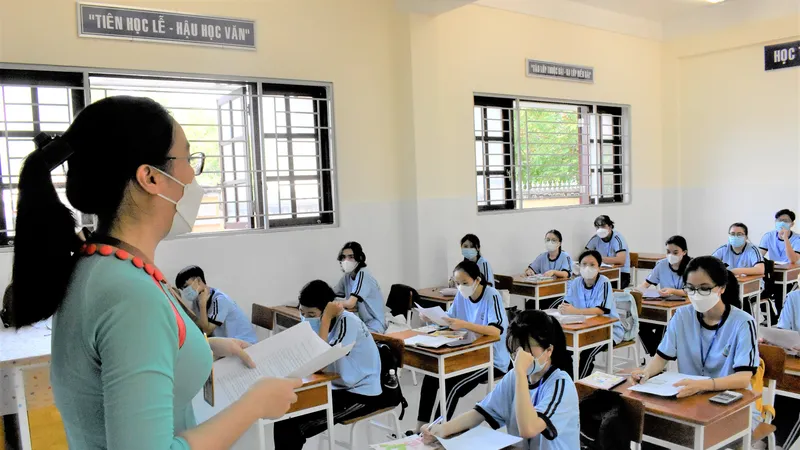 Thực hiện xếp lương giáo viên mầm non, phổ thông theo tiêu chuẩn chức danh nghề nghiệp. Ảnh: NAHR