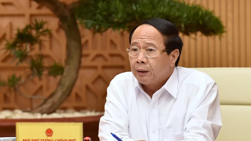Phó Thủ tướng Lê Văn Thành. Ảnh: VIẾT CHUNG