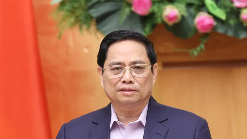 Thủ tướng Phạm Minh Chính. Ảnh: VIẾT CHUNG