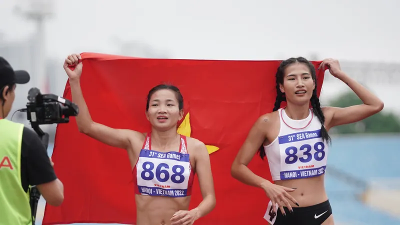 Vận động viên đạt thành tích cao tại SEA Games 31. Ảnh: ĐỖ TRUNG