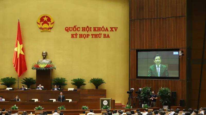 Phiên họp Quốc hội chiều 6-6: Ảnh: QUANG PHÚC