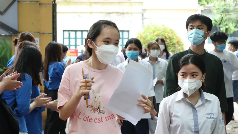 Thí sinh dự thi tốt nghiệp THPT 2022. Ảnh: QUANG PHÚC