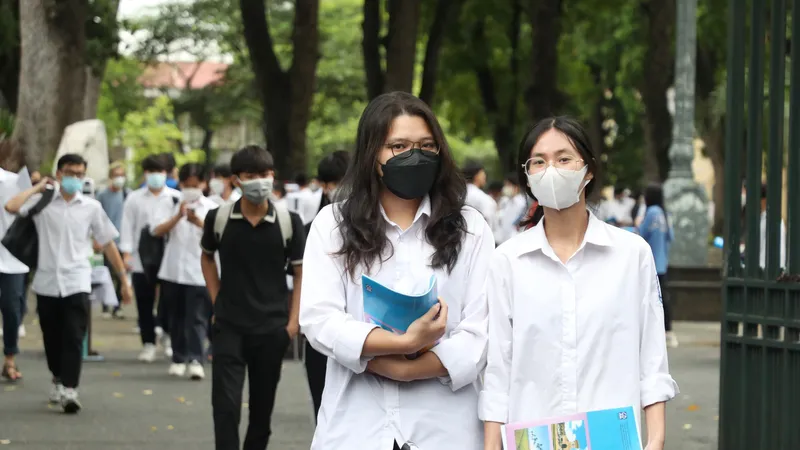 Thí sinh dự thi tốt nghiệp THPT 2022. Ảnh: QUANG PHÚC