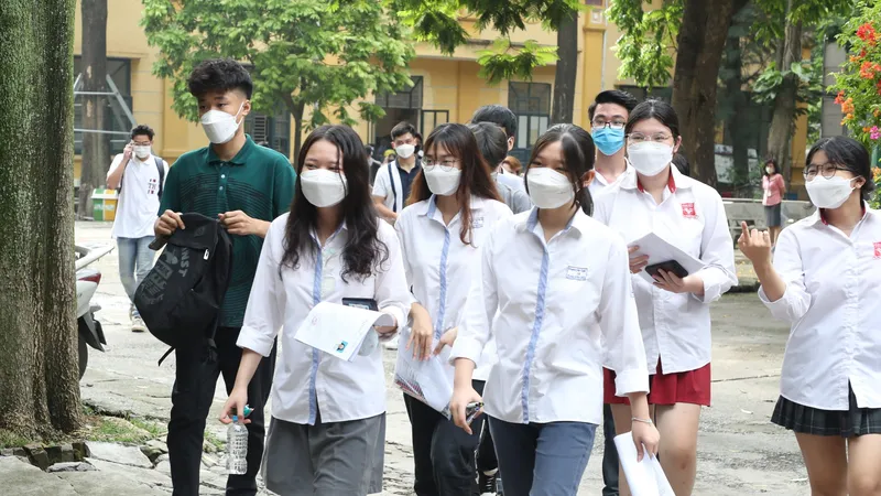 Thí sinh dự thi tốt nghiệp THPT 2022. Ảnh: QUANG PHÚC